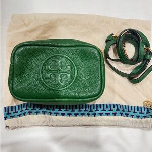 Tory Burch Vibrant Green Crossbody Bag